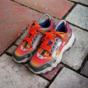 Fila Oakmont TR Fitness Trail Running Shoes Women's Size 7.5 Multi 1621